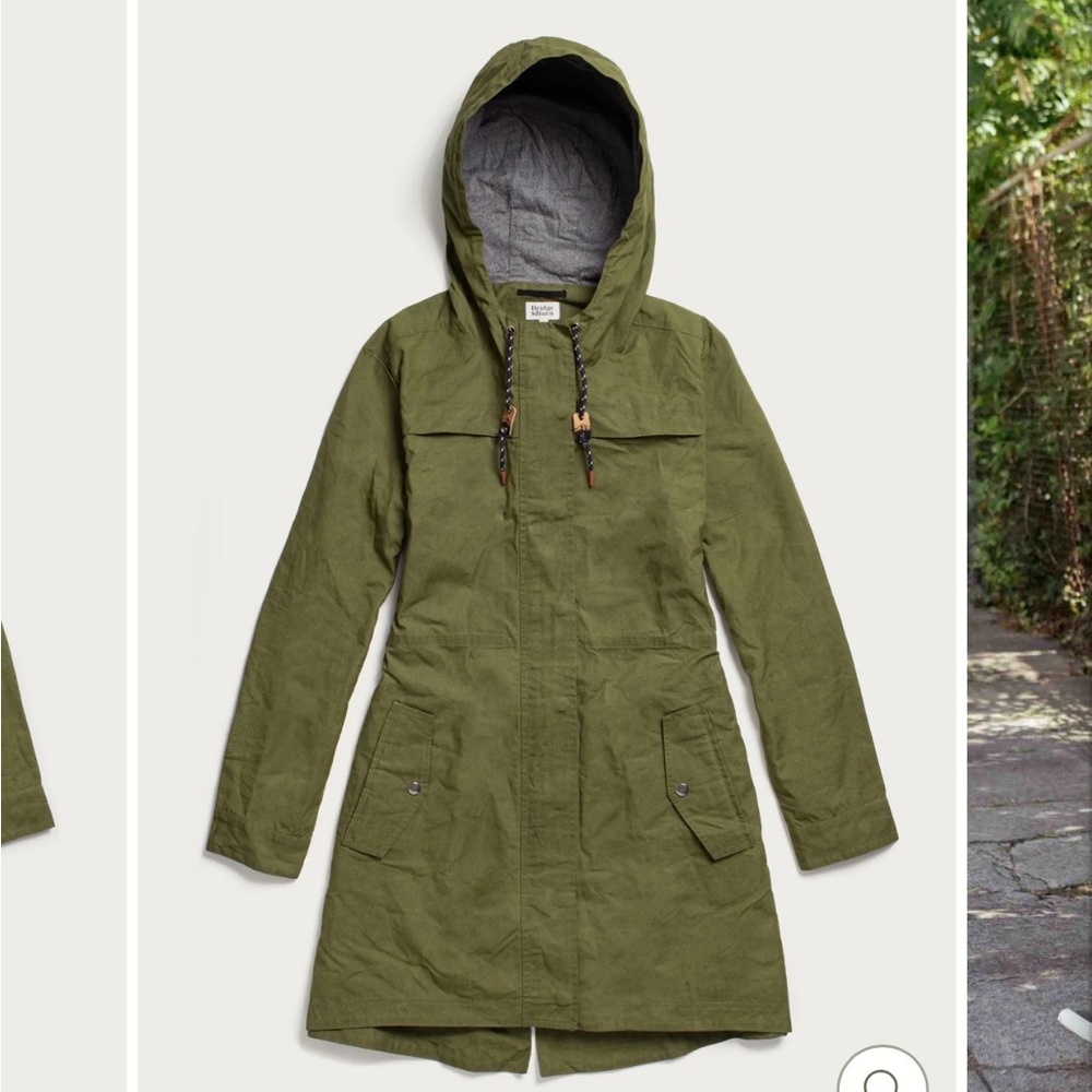 Bridge & Burn Waxed Canvas Briar Jacket NWT